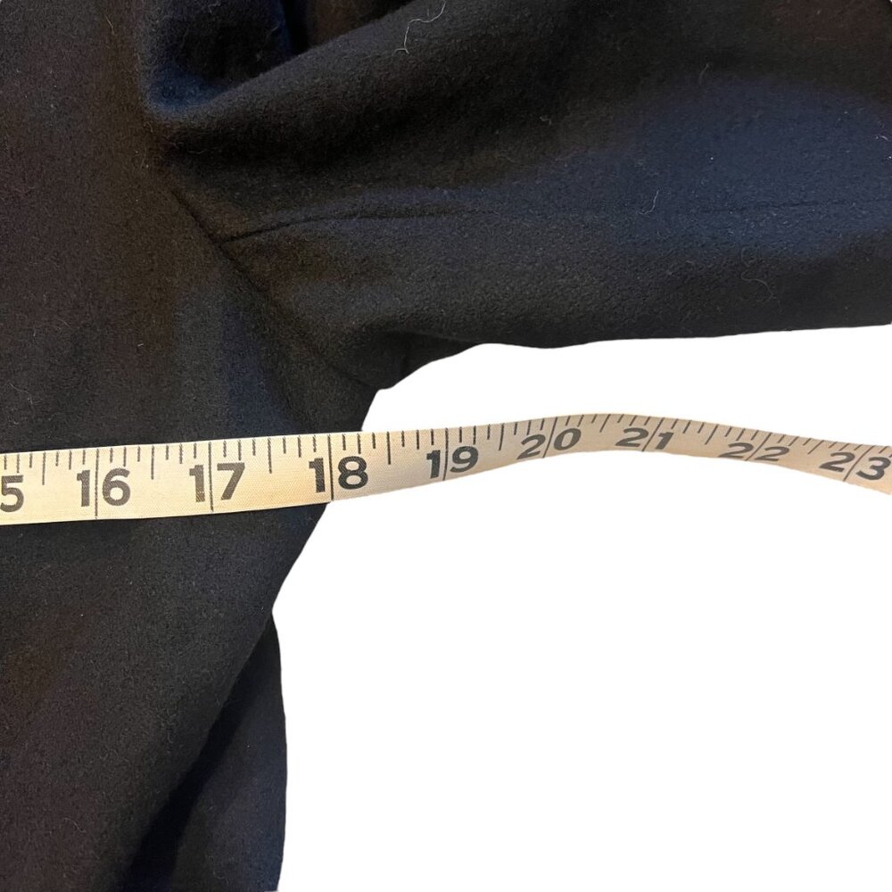 Newport News Black Wool Peacoat Size 10 - Picture 5 of 6